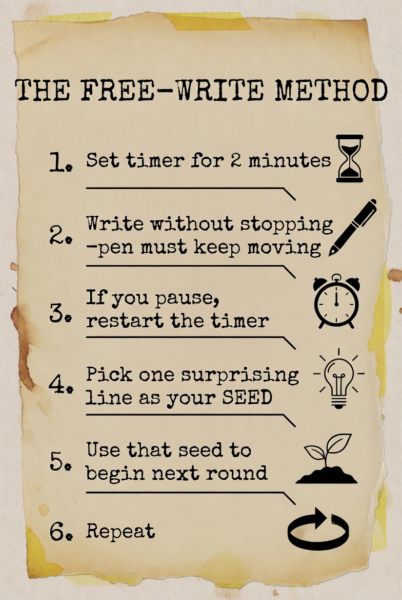Free write method visualization