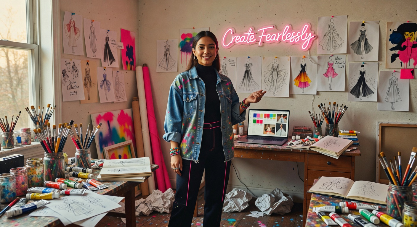 Jill in creative studio