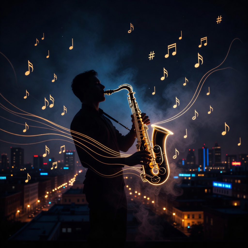 Jazz improvisation visualized