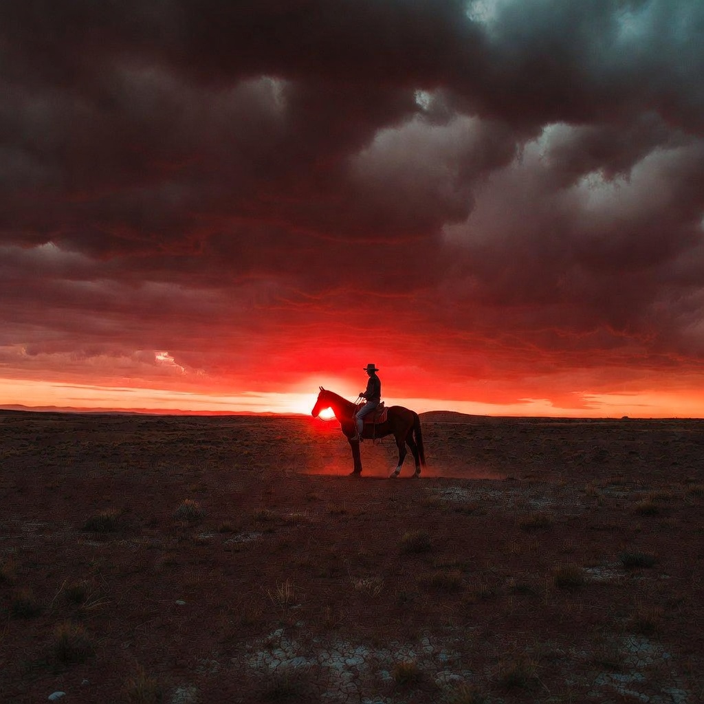 Cormac McCarthy sunset scene